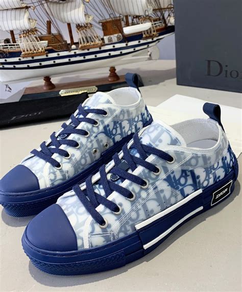 navy blue dior sneakers|dark blue dior sneakers.